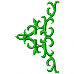 Flowers And Tree Embroidery Design 7